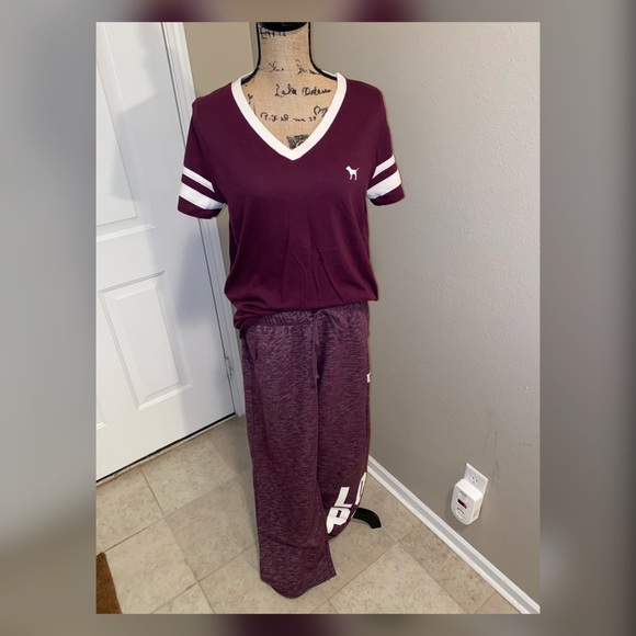victoria secret matching sweat suit